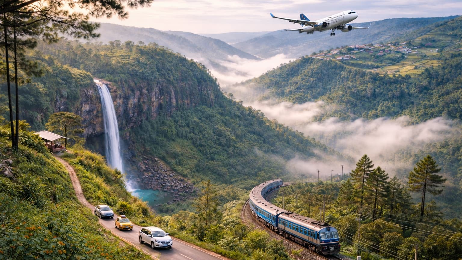 How to Reach Meghalaya: Flights, Trains, Roads & Local Transport Explained