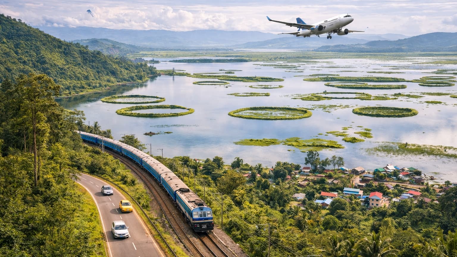 How to Reach Manipur: Flights, Trains, Roads & Local Transport Guide