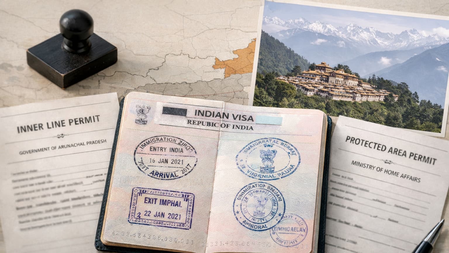 Visa & Inner Line Permit for Arunachal Pradesh